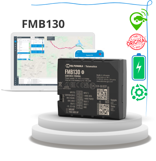 TELTONIKA FMB130 TRACKER GPS 7DAYS TECHNO GESTION DE FLOTTE GEOLOCALISATION GPS