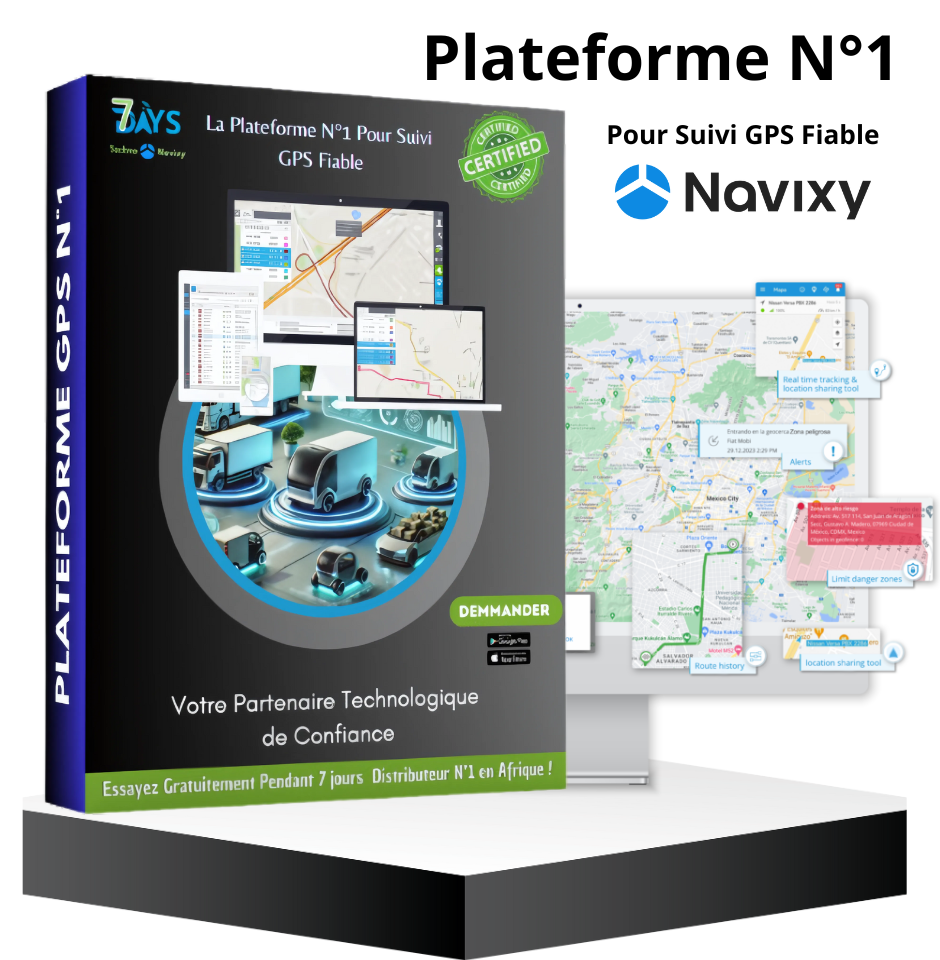 Navixy Plateforme Web Application Mobile 7days techno pour un suivi GPS fiable 66