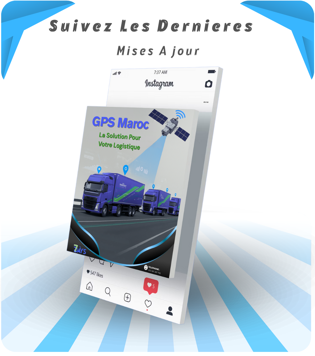 GPS Maroc - Suivi GPS en temps réel avec 7Days Techno