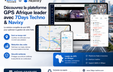 Plateforme GPS Afrique Leader #1 avec 7Days Techno Navixy
