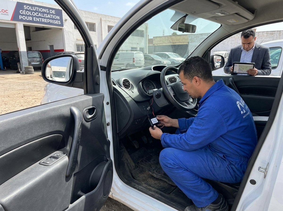 GPS Maroc - Tracker GPS professionnel pour véhicules et gestion de flotte