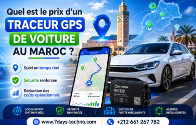 Quel Est Le Prix D'un Traceur GPS De Voiture Au Maroc Geolocalisation - 7DAYS TECHNO