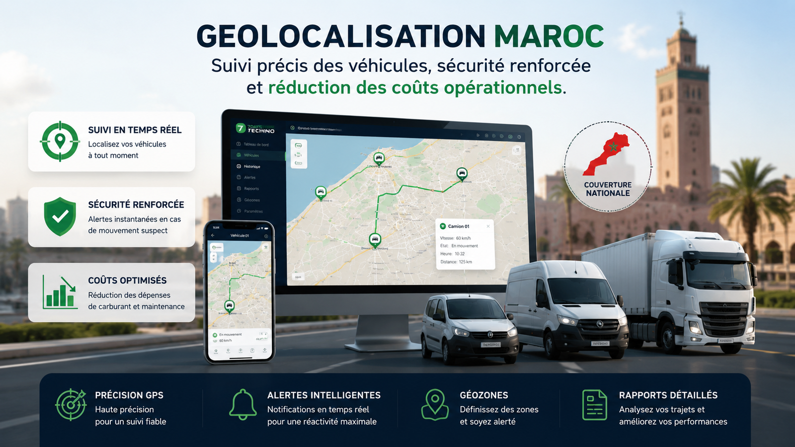 Traceur GPS voiture Maroc