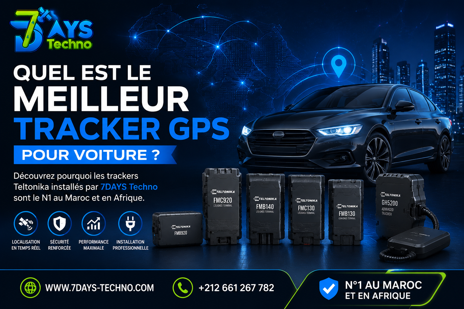 Tracker GPS Voiture Quel Est Le Meilleur Teltonika 2026 - 7DAYS TECHNO