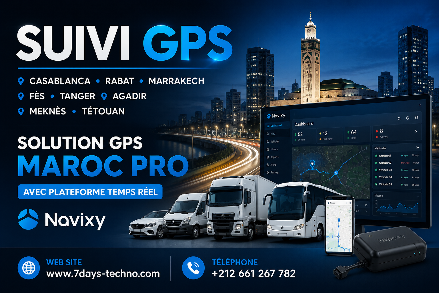 suivi gps casablanca GEOLOCALISATION MAROC 2