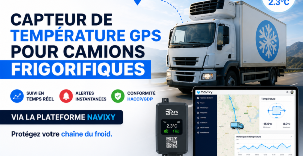 Capteur De Temperature GPS Pour Camions Frigorifiques Navixy 7days Techno Gps Maroc - 7DAYS TECHNO