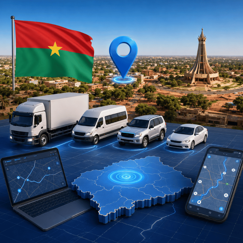 7Days Techno leader geolocalisation GPS Burkina Faso — gestion de flotte automobile Navixy
