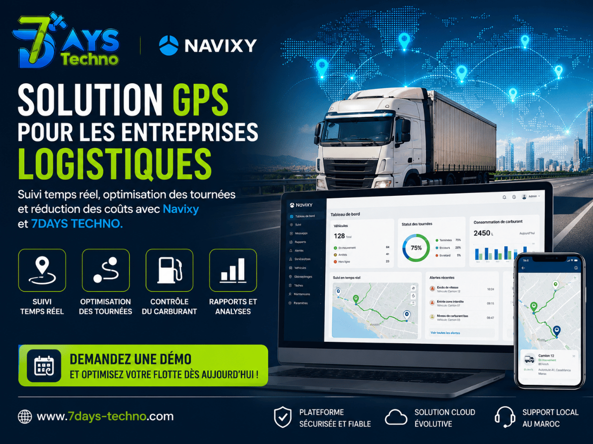 Solution GPS Pour Les Entreprises Logistiques 3 - 7DAYS TECHNO