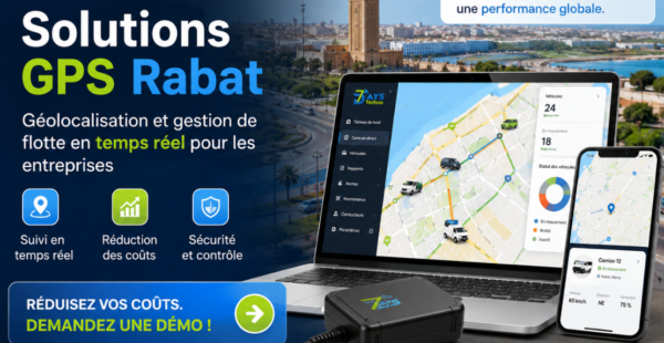 Solutions GPS Rabat Guide Geolocalisation Et Gestion De Flotte Automobile - 7DAYS TECHNO