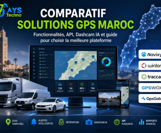 Comparatif Solutions GPS Maroc Meilleur Guide Navixy - 7DAYS TECHNO