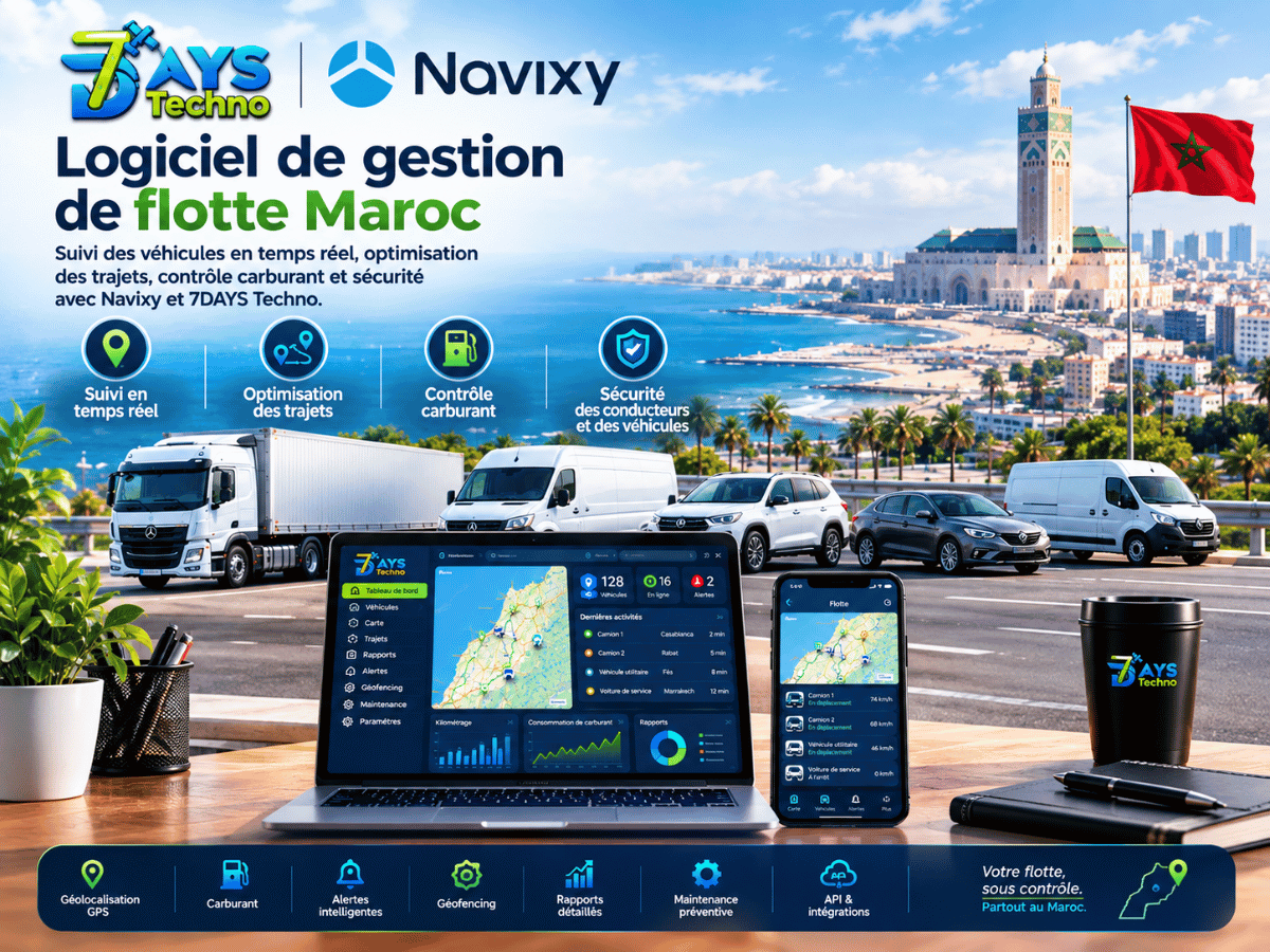 Logiciel De Gestion De Flotte Maroc 7days Techno 3 - 7DAYS TECHNO