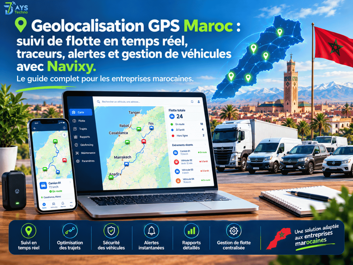 Geolocalisation GPS Maroc 2 - 7DAYS TECHNO